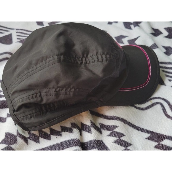 Breast Cancer Awareness Pink Ribbon Running Hat By New Balance. OSFA. Black - Picture 4 of 6